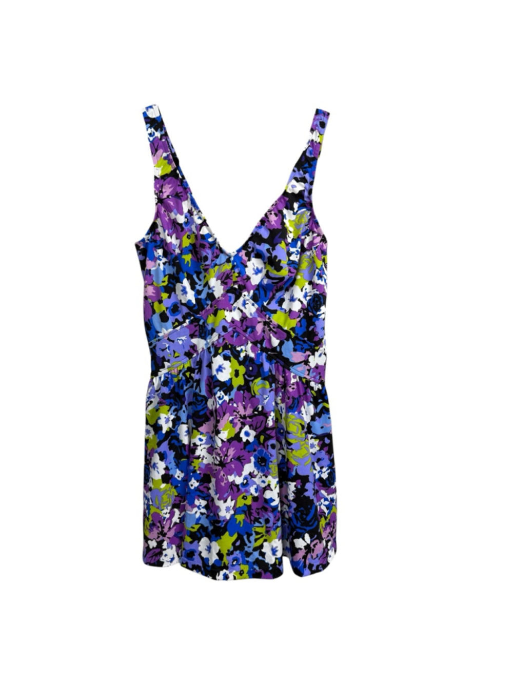 Maxine Of Hollywood Swimdress Size 18 NWT Floral Tummy Control Swim Dress Plus